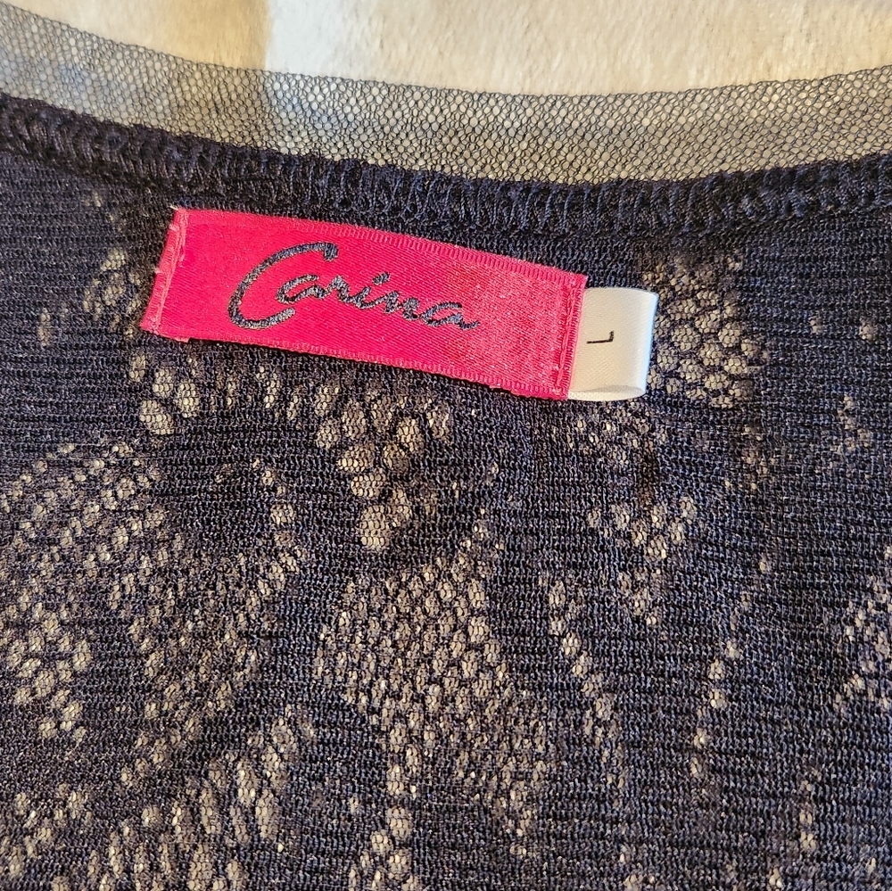 Carina Beaded Top with Peacock - Picture 5 of 11